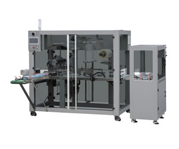 BTB-480+LM-360 transparent film three-dimensional packaging machine (forward feeding six-sided hot stamping)
